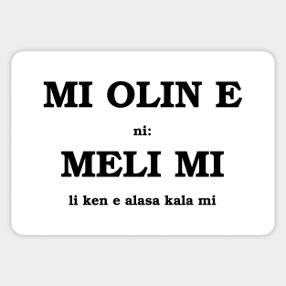 mi olin e meli mi Sticker